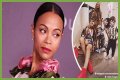 Fans Slam Zoe Saldana's Husband for Dressing like a Woman in Fishnet Tights on His 42nd B-Day